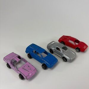 VTG Tootsie Toy Die Cast 1980s Cars Set of 4 Metal